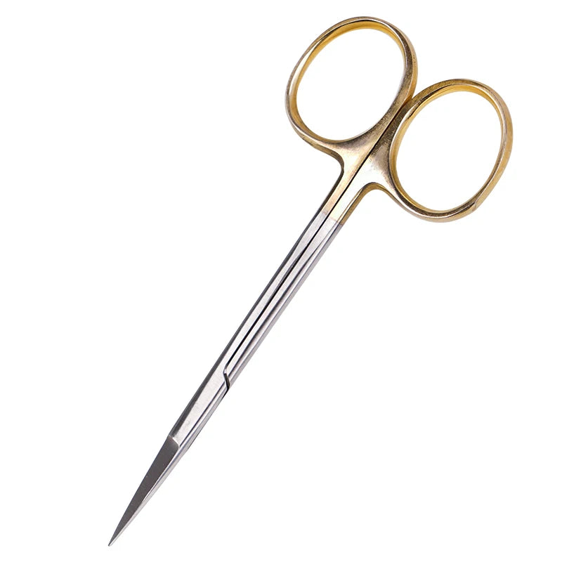 1pc zahn chirurgische Schere aus rostfreiem Stahl gerade und gebogene Scheren zange medizinische Werkzeuge Zahnmedizin chirurgisches Instrument