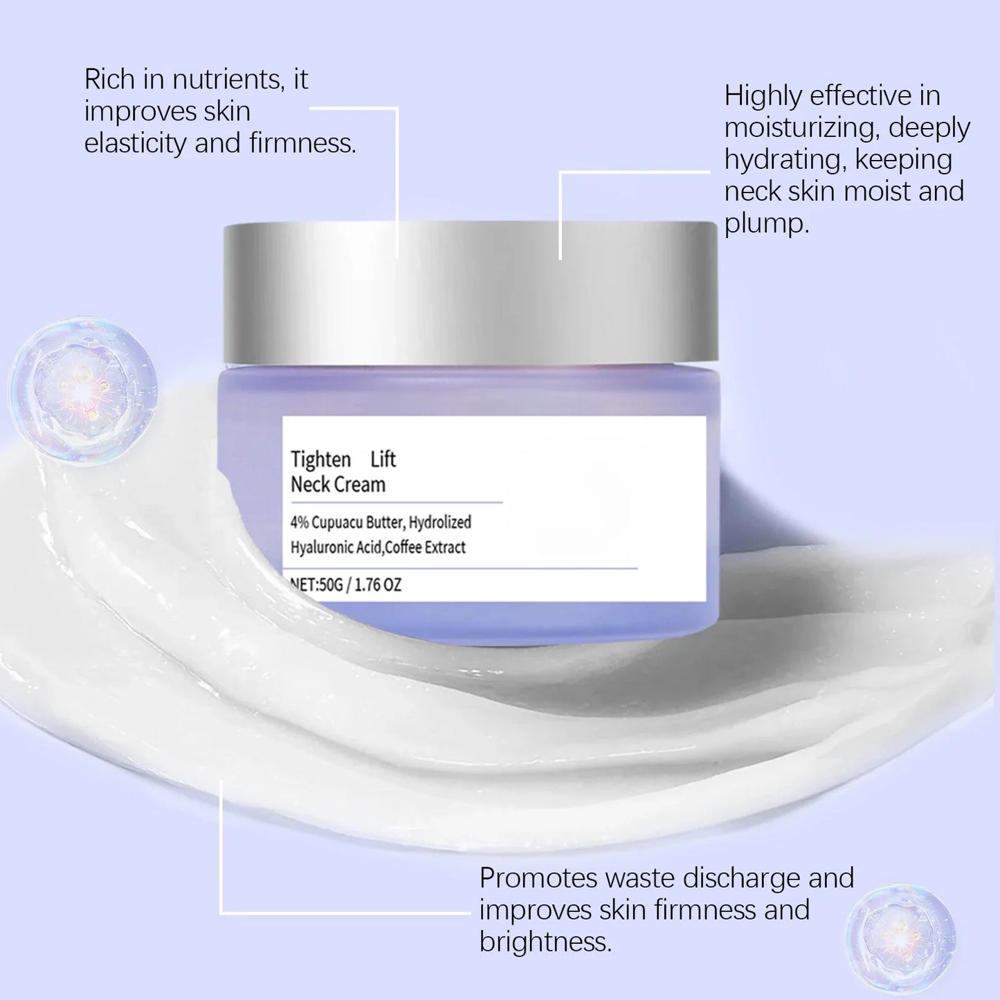 Straffen Lift Hals creme hellt feine Linien auf hellt Firmen nährt Hals creme aufhellend glättende Feuchtigkeit creme Hals creme