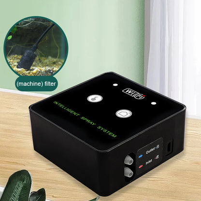 Wifi Regenwald Terrarium zeit gesteuertes Beschlag system Intelligentes Befeuchtung spray Kit Automatisches Spritz gerät 360 ° drehbare Düse