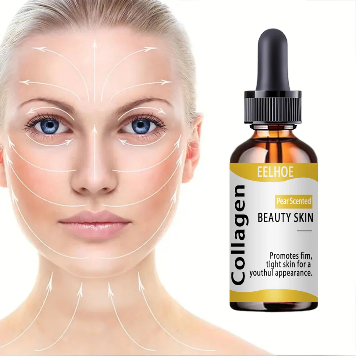 Anti oxidation der Gesichts essenz, Heben und Straffen des Kollagen peptids, Aufhellen feiner Linien und straffen der Haut