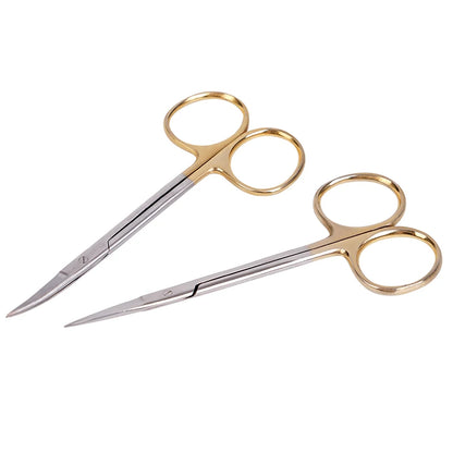 1pc zahn chirurgische Schere aus rostfreiem Stahl gerade und gebogene Scheren zange medizinische Werkzeuge Zahnmedizin chirurgisches Instrument