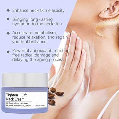 Straffen Lift Hals creme hellt feine Linien auf hellt Firmen nährt Hals creme aufhellend glättende Feuchtigkeit creme Hals creme