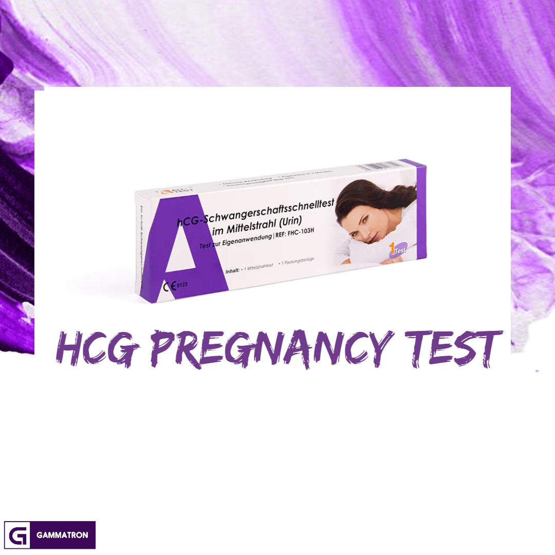 10x Schwangerschaftstest hCG, Frühtest - Mittelstrahl.
